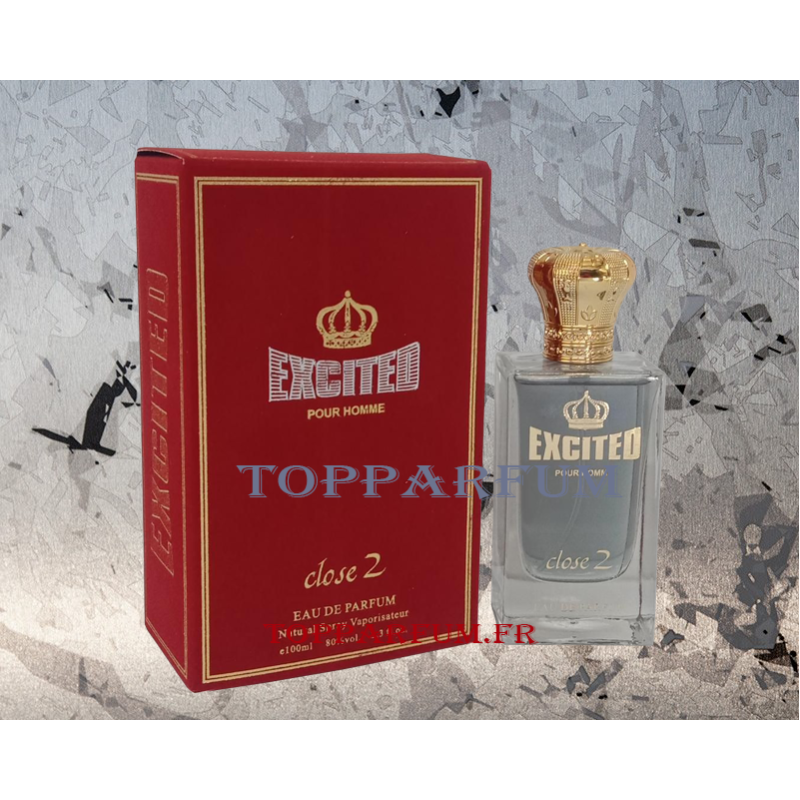 Excited Homme senteur Scandal Scandal - Parfum Générique Homme Eau de Toilette 100ml