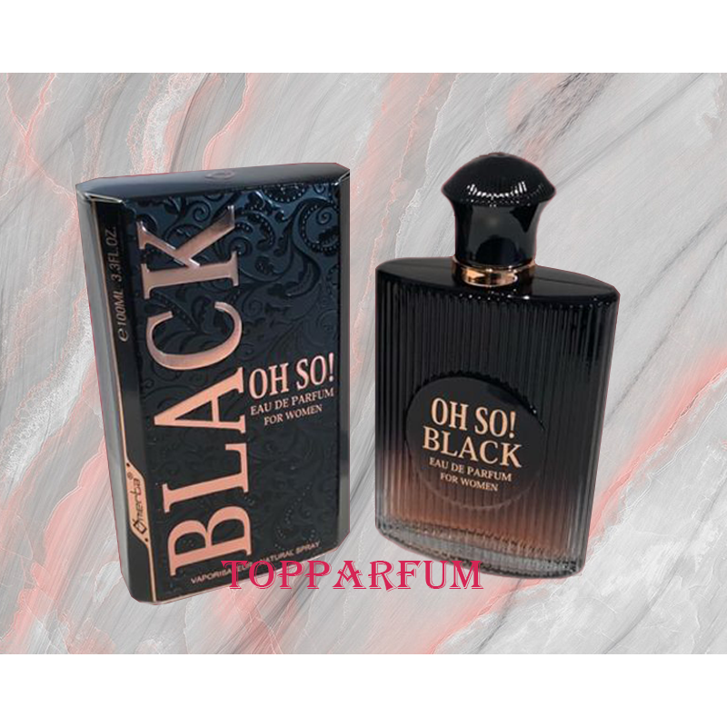 Oh So Black senteur Black Opium - Parfum Générique Femme Eau de Parfum 100ml